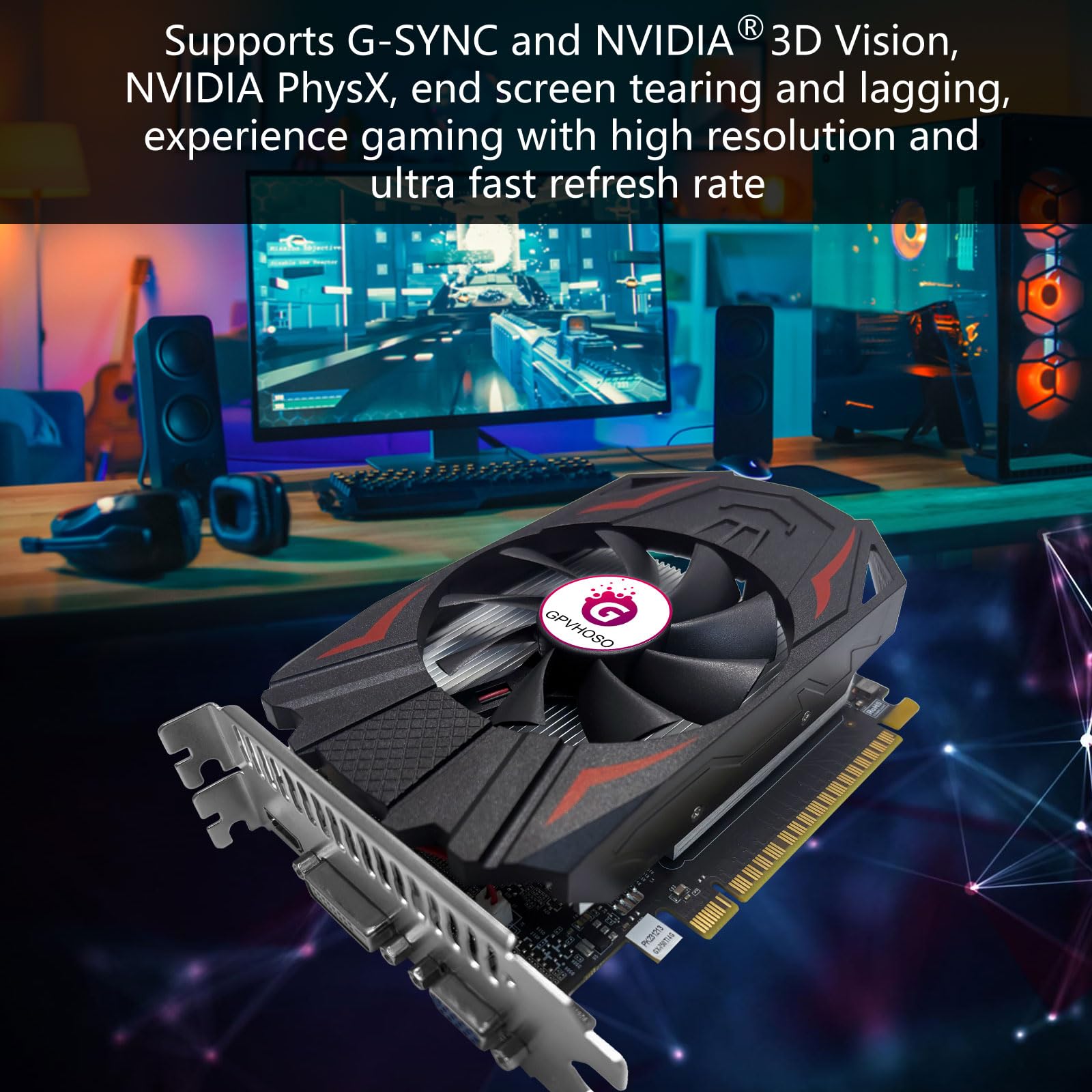 Amazon.com: GPVHOSO GTX 750Ti 4GB GDDR5 Graphics Card, 640SP